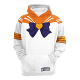 Sudadera Sublimada Sailor Venus Infantil Invierno