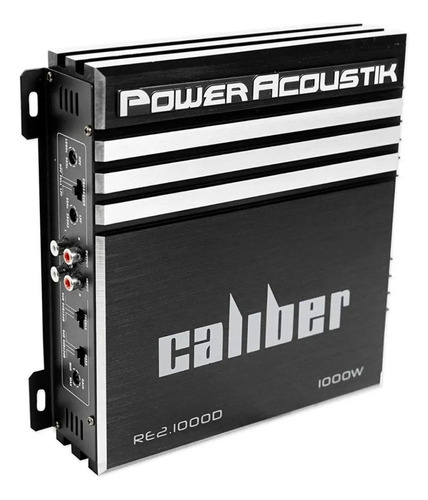 Amplificador Clase D Power Acoustik 2ch 1000 Watts Re2.1000d