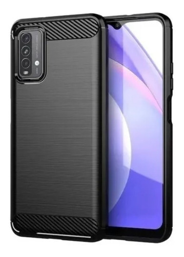 Funda Tpu Fibra Carbono Para Xiaomi Redmi 9t