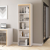 Biblioteca Mueble Repisa Amplios Modelo Meier De 187x60 Cm