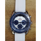 Reloj Omega Speedmaster Moonwatch Blanco Rep 1a