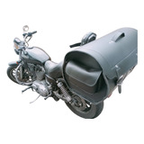 Baul Para Moto Negro Alforja Cd.bul254