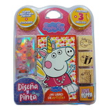 Libro Diseña Y Pinta Peppa Pig Con Sellos Y Stickers 