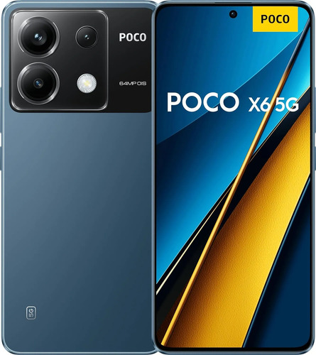 Celular Xiaomi Poco X6 5g Nfc Dual Sim 256 Gb Azul 8 Gb Ram