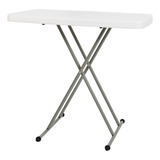 Flash Furniture Mesa Plegable, Color Blanco Granito, Altura