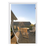 Mosquitero Magnetico Para Puertas De 244x91cm - Blanco