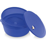 Tupperware Cyrstalwave - Redondo Grande Con Colador