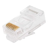 Conector Rj45 Ghia Cat 5e, Utp 100 Piezas, De Policarbonato