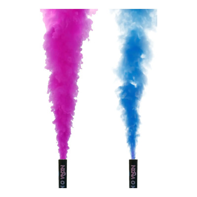 2 Vela Humo Revelación De Genero Rosa-azul | MercadoLibre