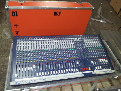 Estuche Consola Soundcraft Lx7 24 Anvil Rack Flightcase Rcv