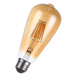 Pack 10 Ampolletas Filamento Led 4w Luz Calida Vintage