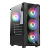 Case Atx Gamer Iceberg Flow Gs 4 Ventiladores Argb Filtros