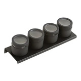 Especiero  Acero Imantado X 4 Con Base - Sheshu Home