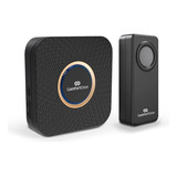 Campainha Wireless Sem Fio Preta Pilhas Comfort Door 100mts Cor Preto