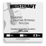 Set Cuerdas Individuales 6ta Guitarra Clasica Meistehaft