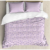 Fundas Para Edredones - Ambesonne Lilac Duvet Cover Set, Bur