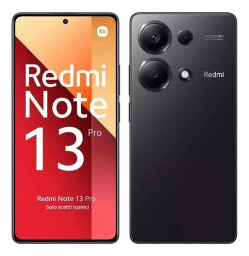 Xiaomi Redmi Note 13 Pro 256gb Black 8gb Ram Global +brindes