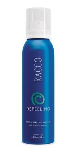 Creme Depilatório Racco Mousse Spray Depeeling 150ml 