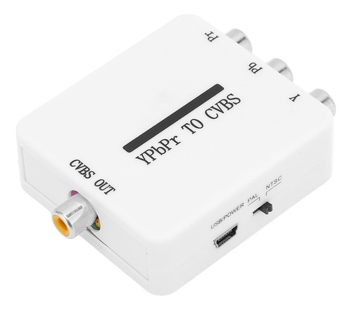 Adaptador De Señal, Convertidor De Video Mini Ypbpr A Cvbs V