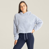 Polar Mujer Hoodie Maca Celeste