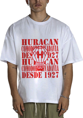 Remera Urbana Algodón Huracan Comodoro Rivadavia