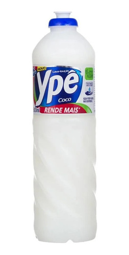 Detergente Ypê Coco 500ml Toque Suave Lava Louças