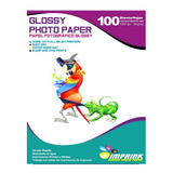 Papel Fotografico Glossy Brillante Carta De 160gr/100 Hojas