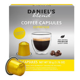 Cápsulas Espresso Daniel's Blend Compatible Con Nespresso