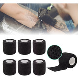 Cinta Extra Adherencia Tattoo Cubre Grip Maquina Tatuar 6pcs