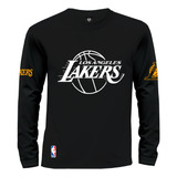 Camiseta Camibuzo Basketball Nba Los Angeles Lakers Black