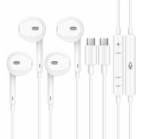 Audífonos Intraurales Compatibles Con Huawei Type-c/apple Li Color Type-c For Huawei Xiaomi Color De La Luz Blanco