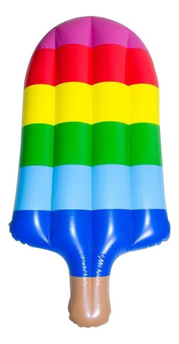 Flotador Helado Paleta Colchoneta 180cm Inflable / Lhua Color Multicolor