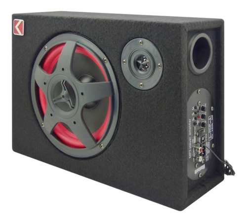 Subwoofer Amplificado De 8, Bluetooth, 12/24 Volt, Control