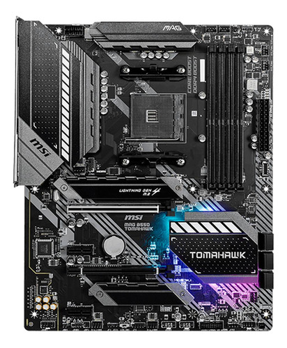 Tarjeta Madre Msi Mag B550 Tomahawk Am4 2x Ddr4 Usb C Atx