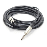 Cable Audio Adaptador Canon Xlr Hembra A Plug Balanceado 1mt