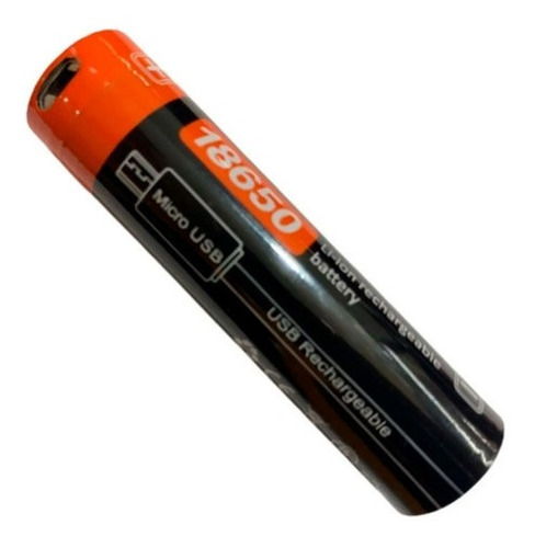 Pila Bateria 18650 Recargable Usb Spinit 2600 Mah Lumitron