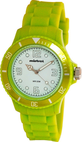 Reloj Pulsera Mistral Uag 5272 Analogo Wr 50m Garantia