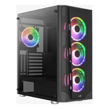 Gabinete Gamer Prism Aerocool Argb Mid Tower X4 Fan