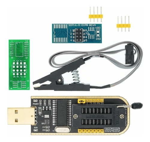 Programador Usb Memorias Bios Eeprom Notebook Spi 24 25