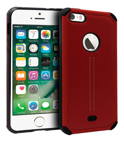 Funda Para iPhone Varios Modelos Tpu Tipo Piel Case Uso Rudo