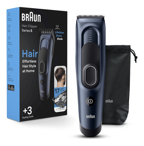 Braun Cortapelos Serie 5 , Cortapelos Para Hombre, Pinza Pa.