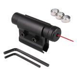 Mira Laser Red Dot Para Cano Carabina De Pressão Airsoft 