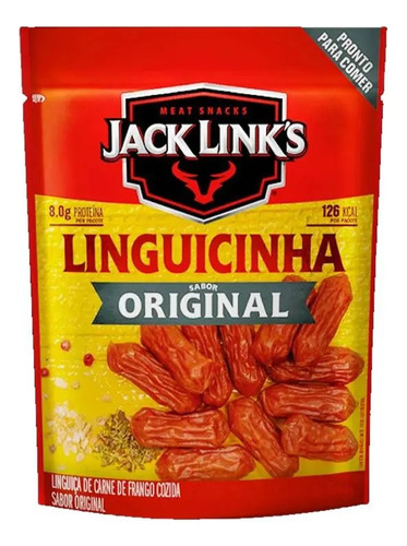 1 Linguicinha Jack Links Frango Sabor Original Meat Snacks