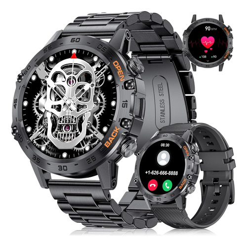 Reloj Inteligente Foxbox  Militar Impermeable Negro