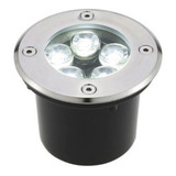 Balizador Luminária Led Chão Piso Jardim 5w Embutir Solo