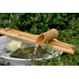 Kit De Fuente Zen De Bambú 45 Cm, Tres Brazos, Resistente