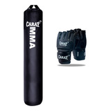 Saco De Boxeo 1,55 X 30 + Par De Guantes De Mma Caray