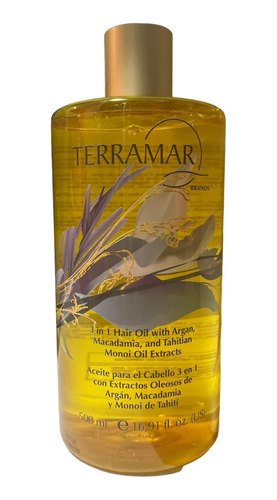 Óleo Capilar Terramar 500 Ml Edición Limitada Con Argan 