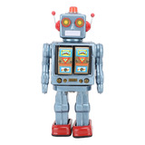 Figuras Eléctricas De Metal De Juguete De Hojalata Con Robot