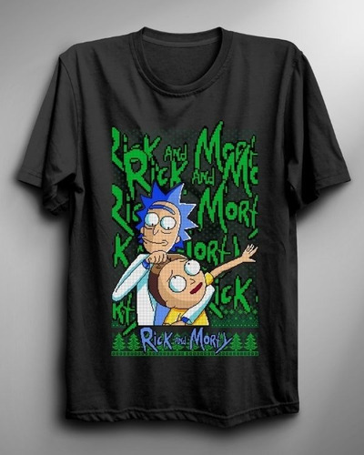 Polera De Rick And Morty - Christmas